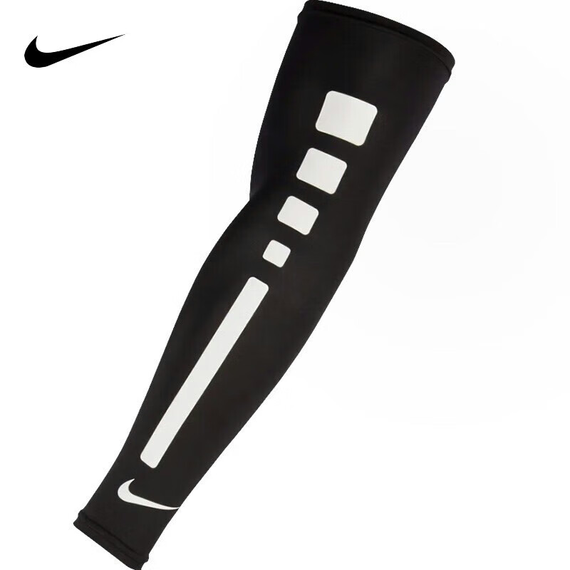 NIKE Arm Sleeves, Sun Protection, UV-Resistant, Lightweight, Sleeve Covers for Cycling Training Running N0003146027LX Size Single Piece