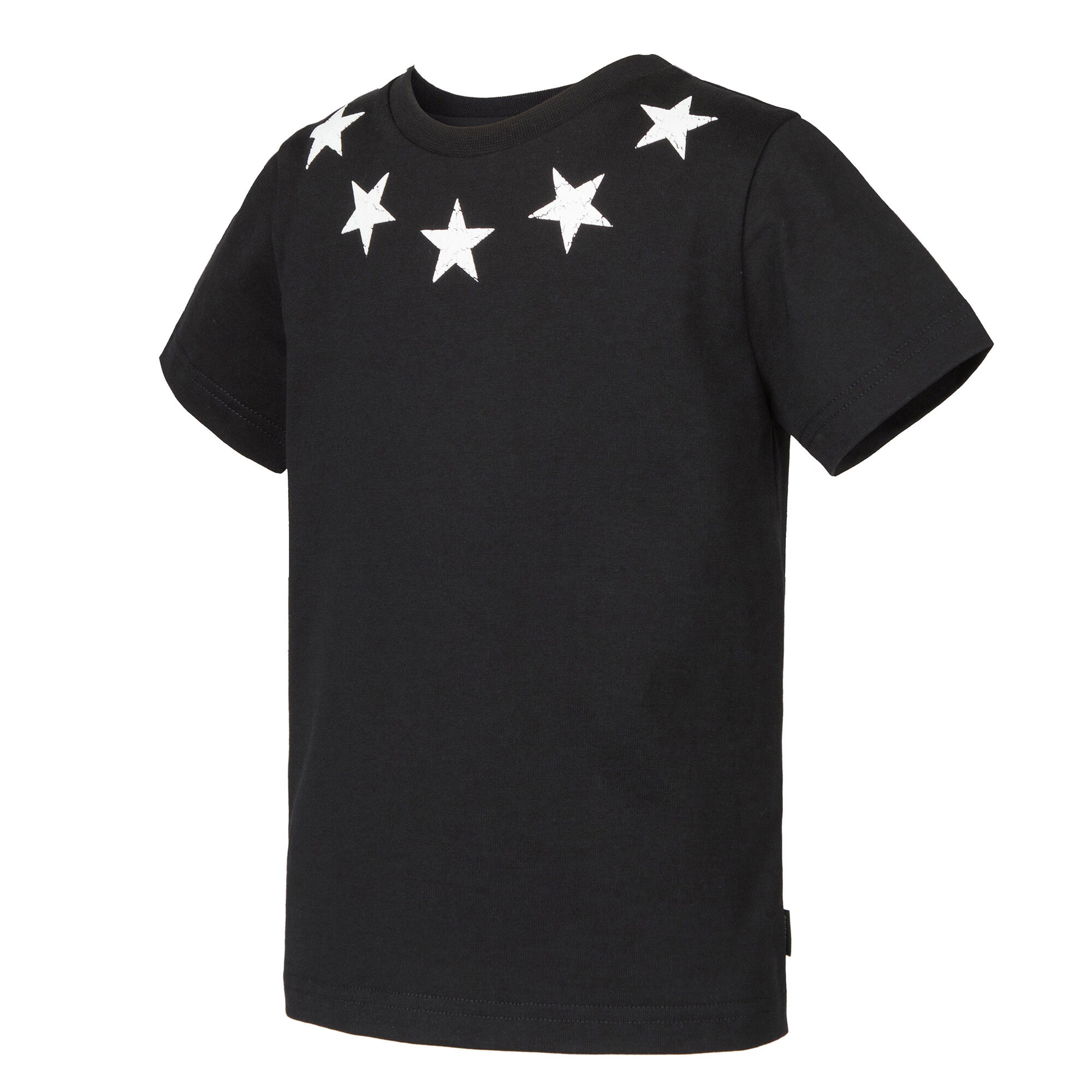 kids 纪梵希 奢侈品童装 19春夏新款 男童黑色棉质星星短袖t恤 h25095