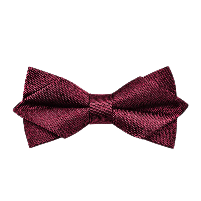 HLA Bow Tie for Men, Birthday Gift for Boyfriend, Husband, Groom, Business Wedding Tie, Flower Bow