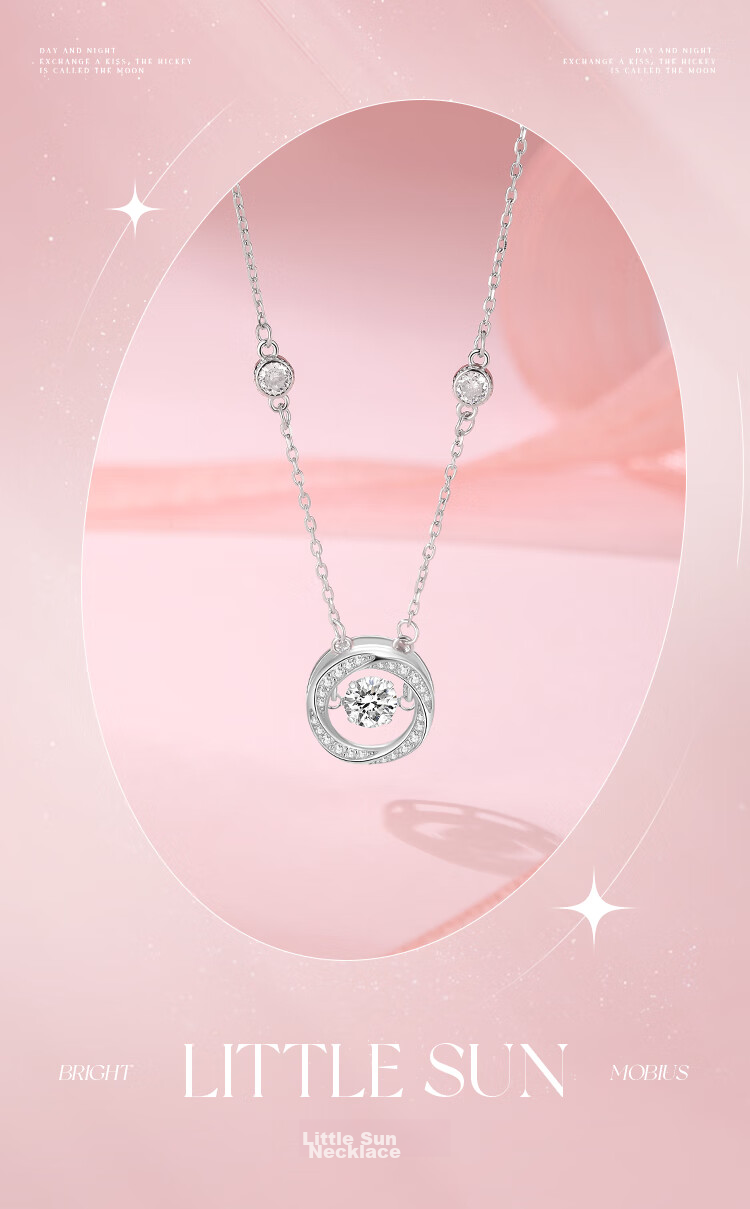 Clect Heartbeat in Three Seconds 925 Silver Necklace for Women, Pendant Collarbone Chain Jewelry, Niche Birthday Gift for Girlfriend 1