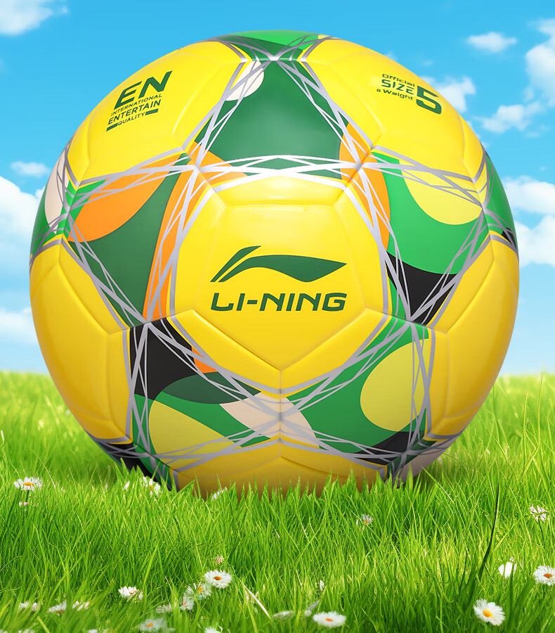 Li-Ning Soccer Ball Size 5 for Adults, Children, Teenagers, Middle School Students, Standard Professional Competition Training, Specialized Size 5 for Primary And Secondary School Students 2
