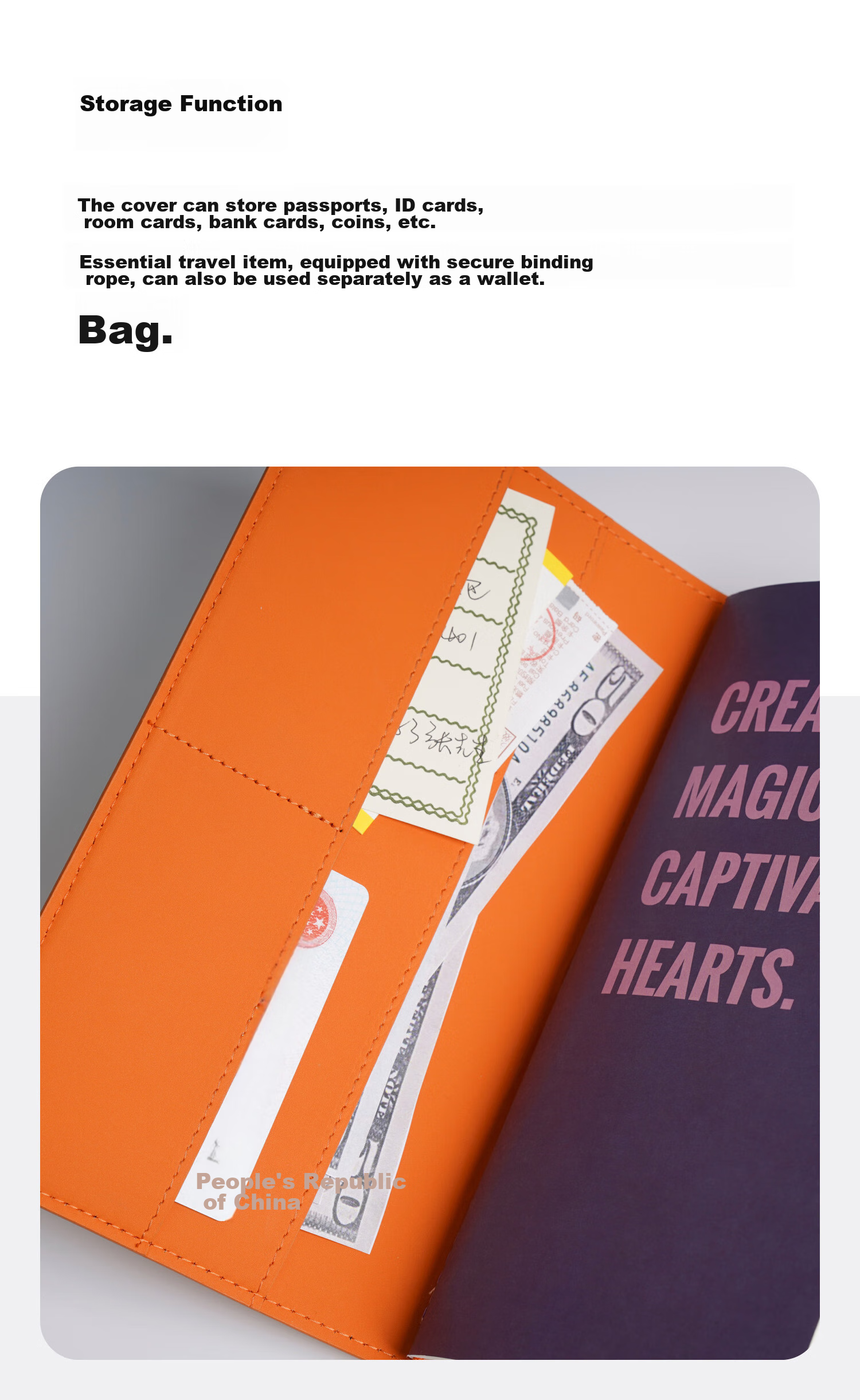 Chenzao Travel Guide with Detachable Replaceable Dot Matrix Core, 60 Pages 9