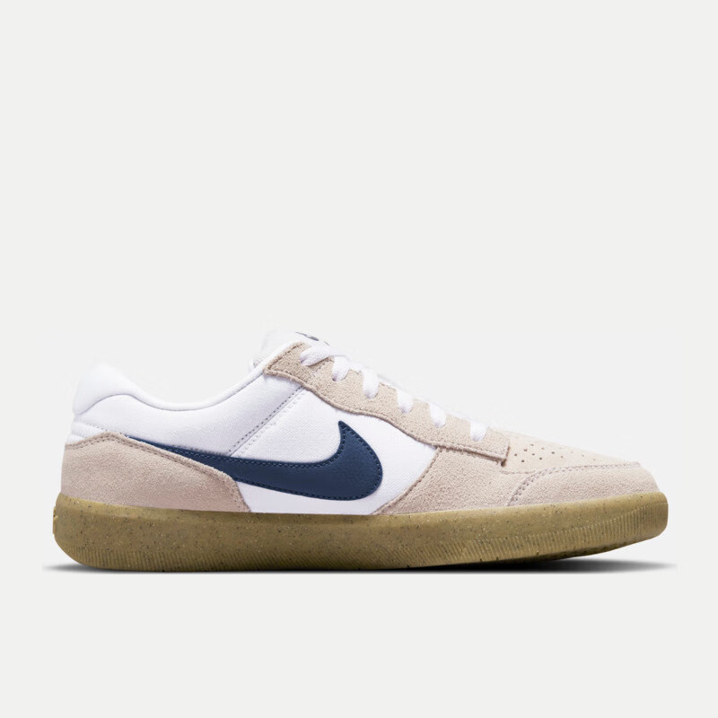 NIKE Men's Casual Shoes, SB FORCE 58 Wear-Resistant Sneakers, CZ2959-100 White Blue Brown, Size 40 2