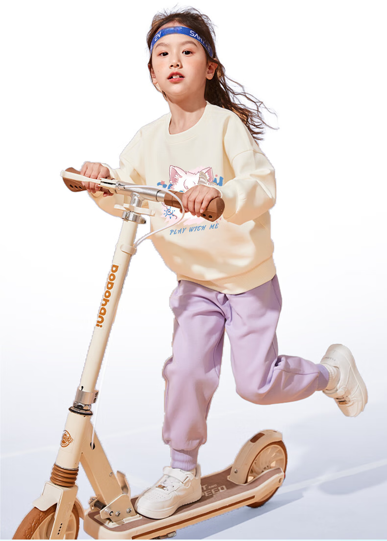 Baleno Girls' Outfit Set, Spring And Autumn 2026 Style, Trendy Sweatshirt for Older Girls, Children's Spring Clothing, Casual Sportswear Two-Piece Set 15