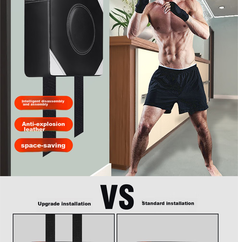Jingpai Wall Target, Home Fitness Square Target, Kickboxing Foot Target, Boxing Sandbag Leg Target, Wall-Pasted Punching Target, Hand Target, Taekwondo Target 10