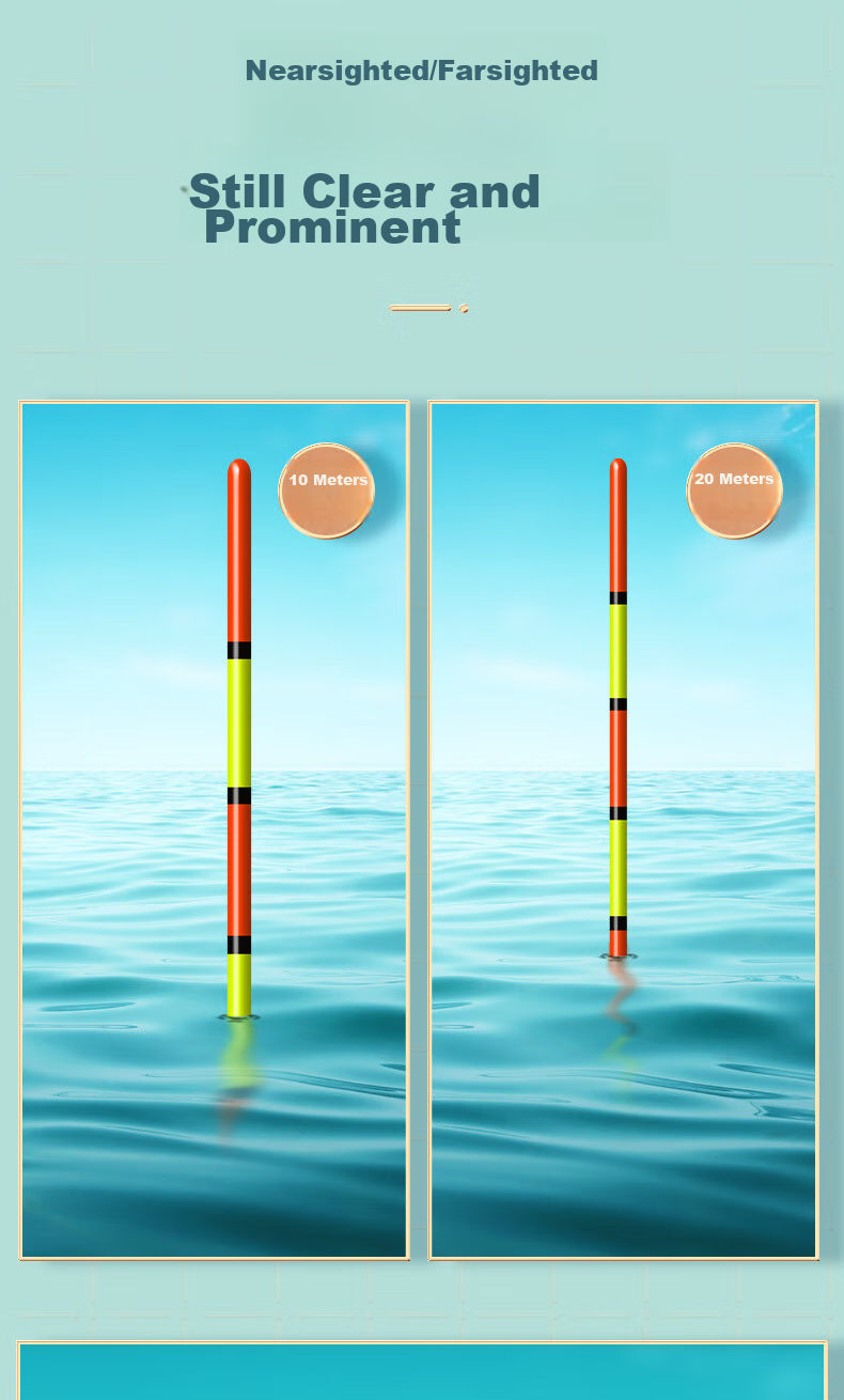 Chuanze Hollow Tail Float, All-Purpose Bold And Eye-Catching, for Big Fish, Traveling Grass Carp And Crucian Carp Float NG02-3 4