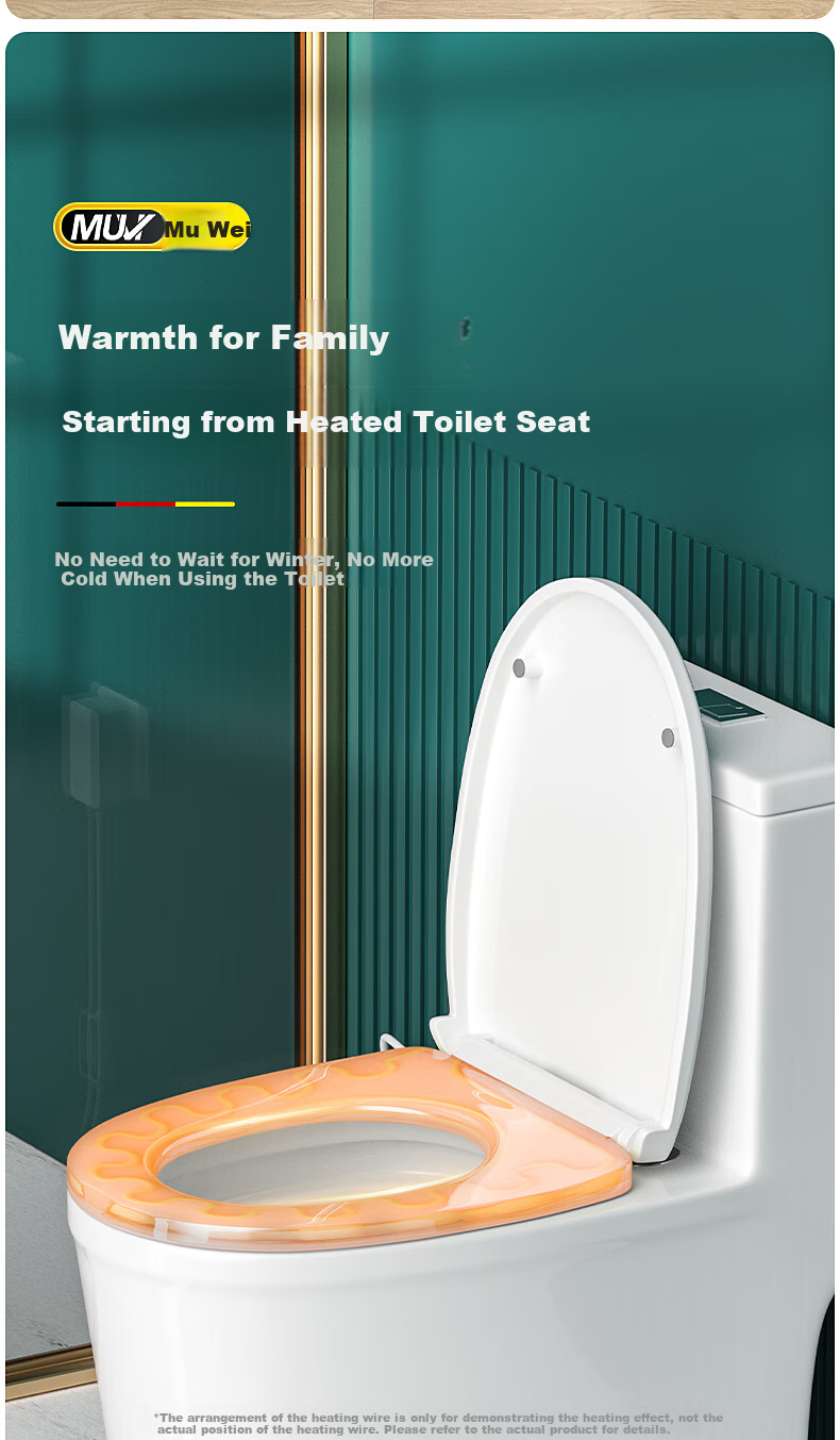 Muvi Intelligent Toilet Seat Cover, U-Shaped, 3C Certified, Single Electric Heating Ring, Instant Heating Pad, Universal Constant Temperature, 9003B 13