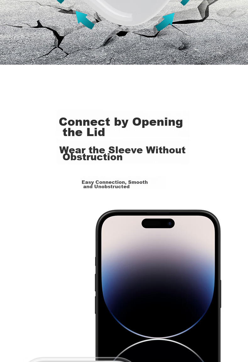 ESCASE AirPods Third Generation Protective Case Compatible with Apple 3rd Generation Wireless Bluetooth Earphones Shockproof Dustproof Transparent Silicone [Bare Phone Aesthetic + Lanyard] 5