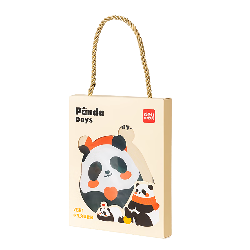 Deli Notebook Gift Box, Panda Gift Set, Journal Notebook Gift Box, Birthday Gift, Graduation Season VG61