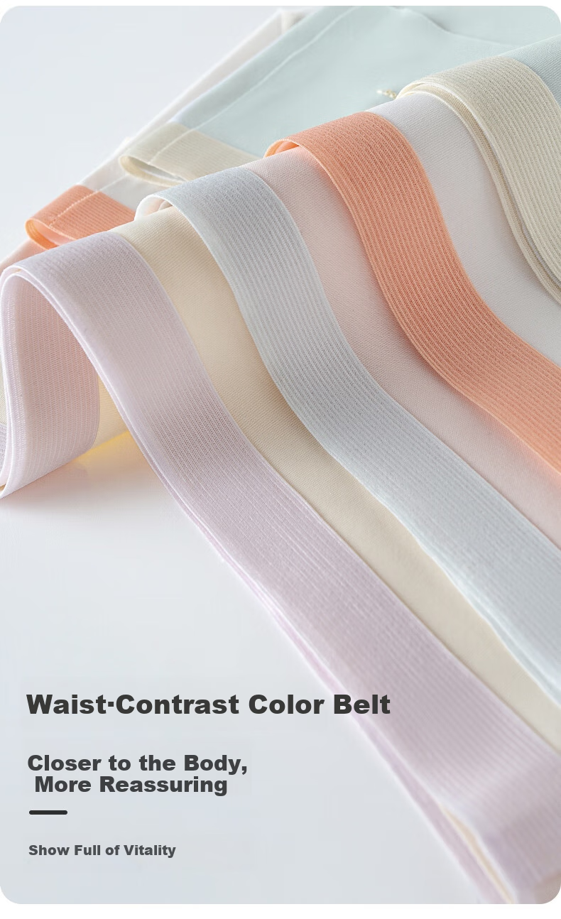 LangSha Children's Underwear, Girls' Ice Silk Thin Summer Triangle Panties, Antibacterial Seamless Breathable Solid Color Developmental Shorts for Older Childre 10