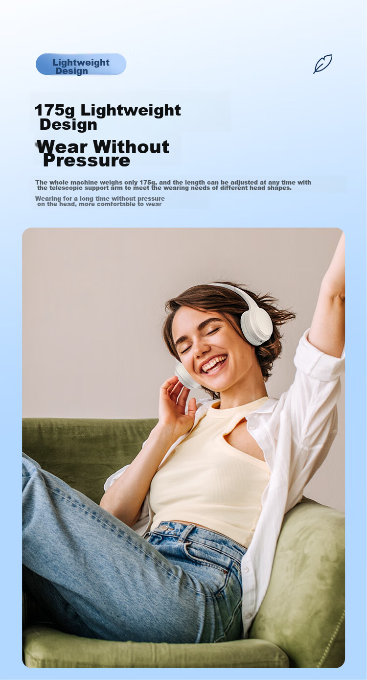 ENKOR EW28 Active Noise-Cancelling Wireless Bluetooth Headphones with Long Battery Life And High Sound Quality for Mobile Phones, Computers, Gaming, Online Classes, Music And Entertainment 8