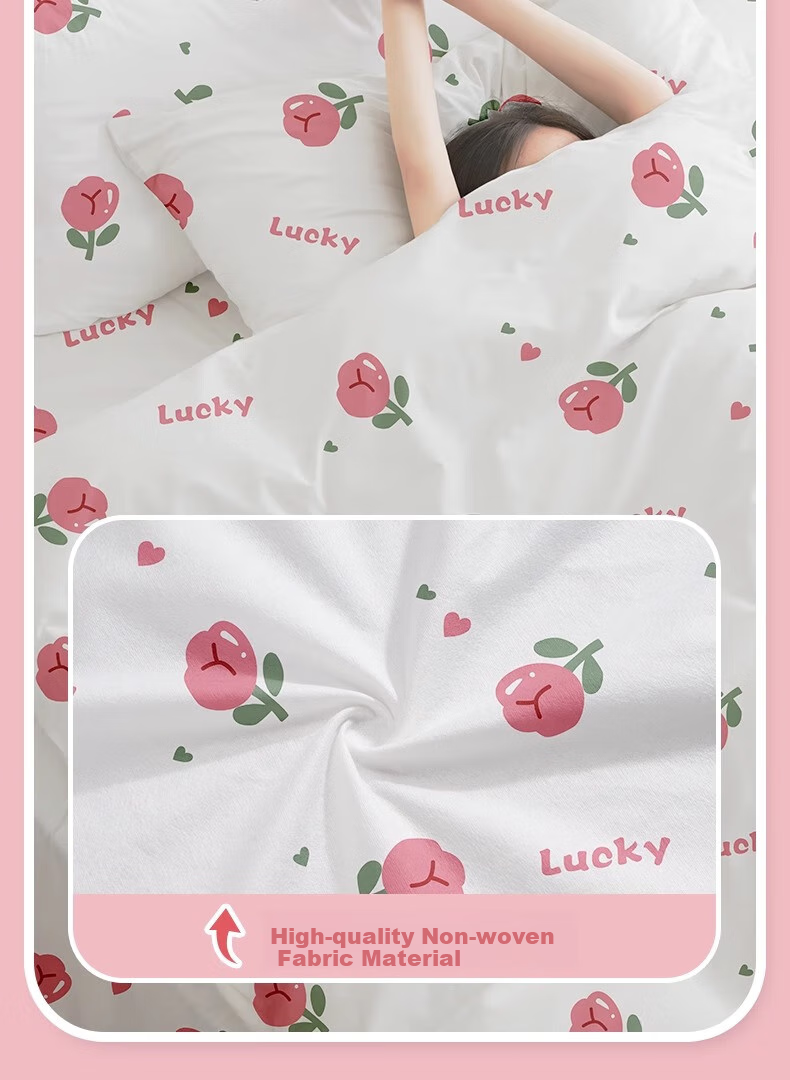 ToMill Disposable Pillowcases, Thickened Pillow Covers, Protective Pillowcases for Travel And Hotel Bedding, Travel Set of 4 Pieces 4