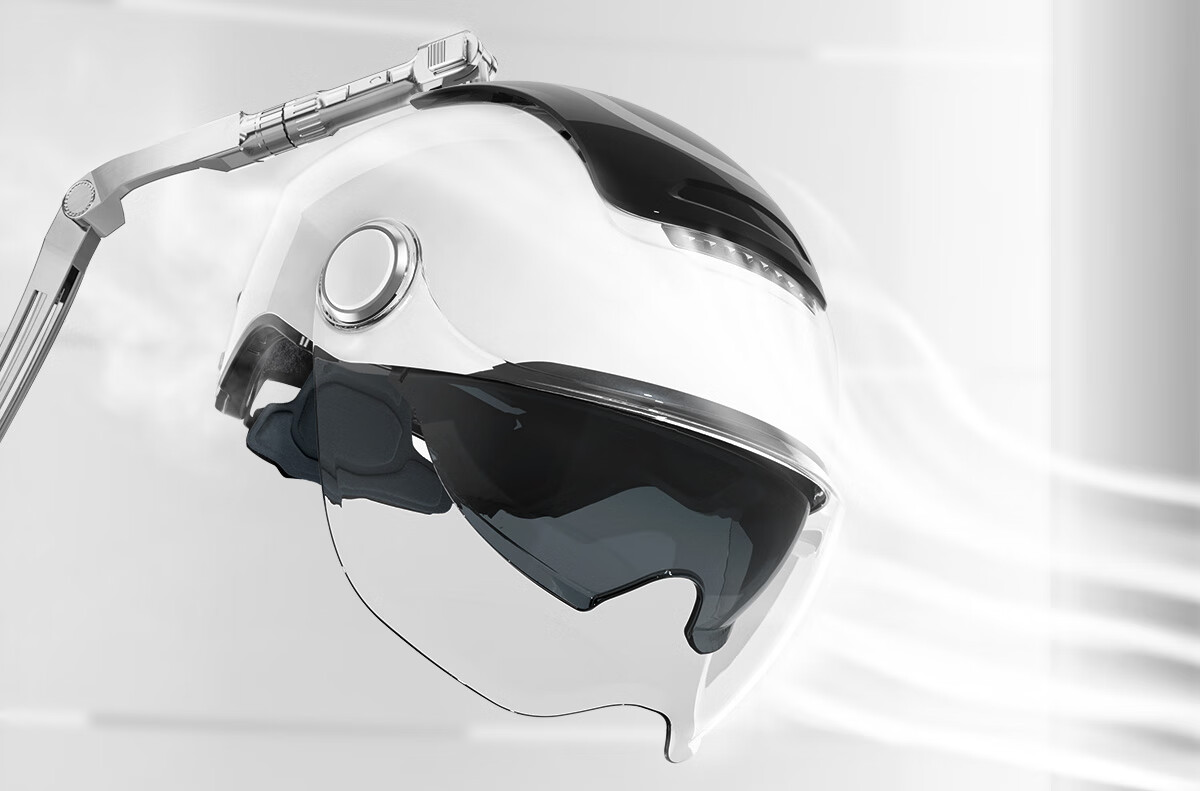 TWOBEE 3C Certified Electric Motorcycle Helmet, Four-Season Universal Half Helmet, Sun Protection and Anti-Fog Dual Visor, Zero-Pressure Sunroof, Unisex Electric Scooter Helmet TK47 20