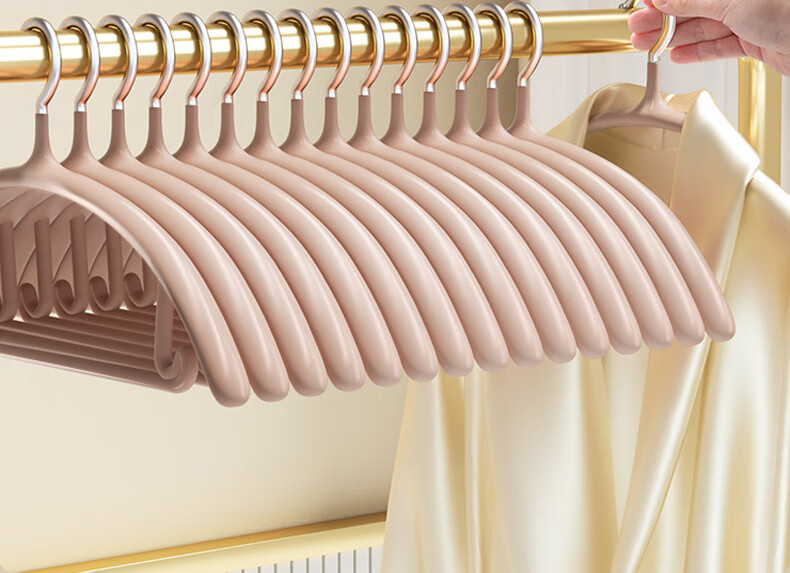 Siwangongli Clothes Hanger, Home Use, Non-Slip, Anti-Shoulder Angle, Thickened And Reinforced, for Hanging Large Clothes 2