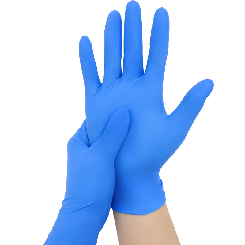 INTCO Disposable Nitrile Protective Gloves Blue Size S 100pcs/Box K85-1001-S Random Packaging