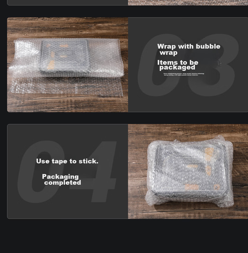 Deli Thick Bubble Wrap, 50 Meters * 40 Cm Packaging Film, Wrapping Film, Siyi Bubble Cushion, Shockproof Express Delivery 15