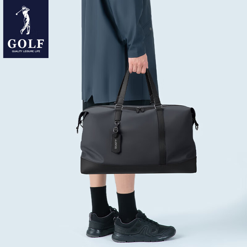 GOLF Large Capacity Travel Bag, Casual Sports Fitness Bag, Men's Handheld And Shoulder Luggage Bag, Short-Trip Business Trip Bag, Travel Bag