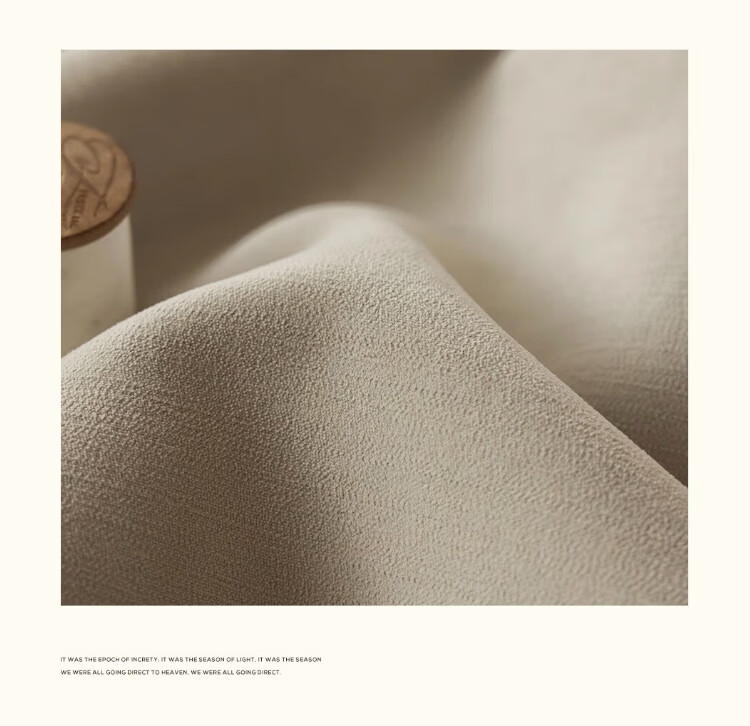 Mihua High-Blackout Curtains Set for Living Room And Bedroom, Thickened Sun Protection, Hook-Back Velvet Fabric, Cream Velvet, 1.5*2.0 Meters 22
