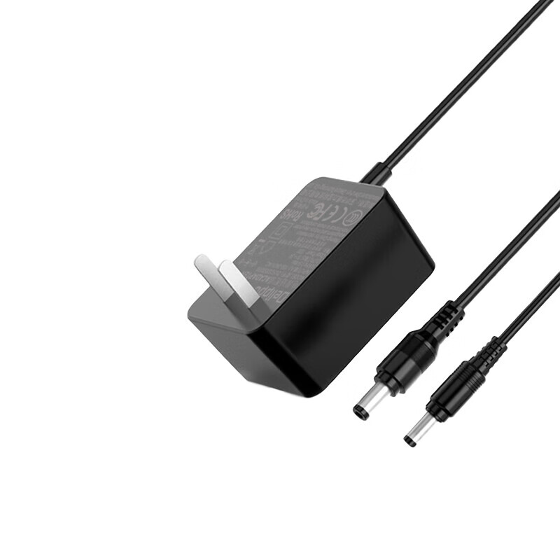 Delippo Power Adapter, 12V1A, Suitable for Routers, Hard Drive Enclosures, Set-Top Boxes, Fiber Optic Modems, Monitors, Chargers, Small Electronic Instruments, Electric LED Lights, Bluetooth Speakers, Power Cables