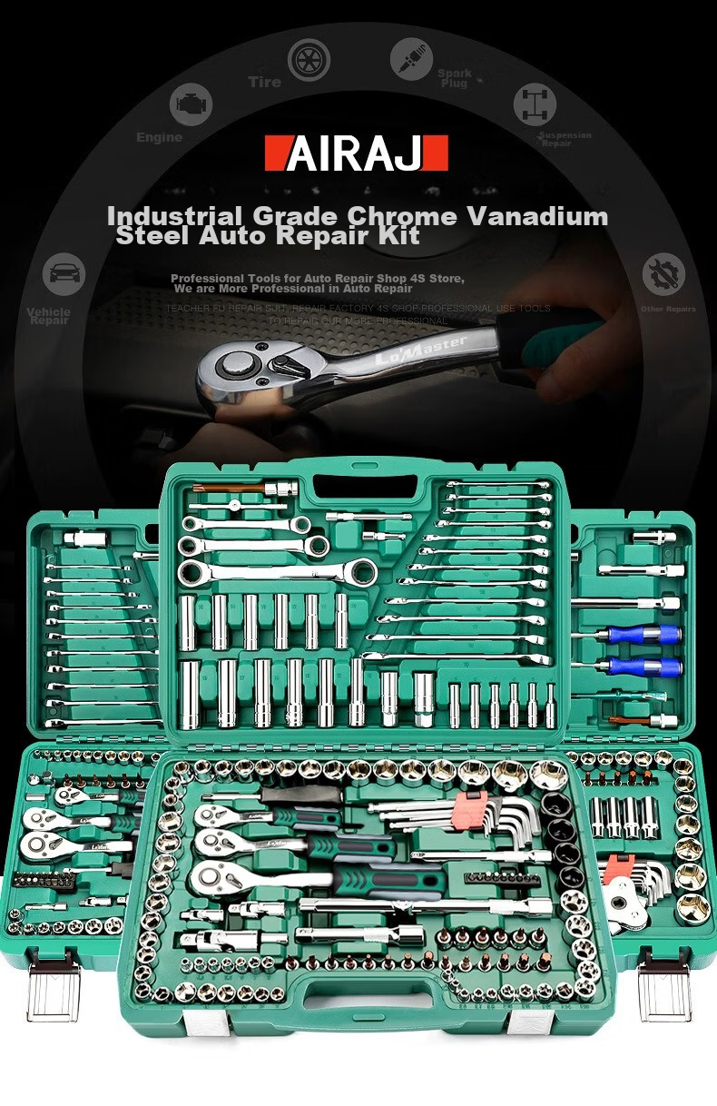 Airuize Motorcycle Repair Socket Wrench Set, Multi-Functional Tool Kit, Motorcycle Repair Toolbox, 46-Piece Set 8