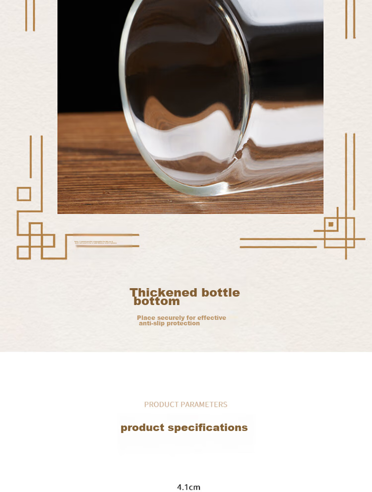 BJ Glass Bottle, Empty Bottle for Infusing Liquor, Specialized Glass Container for Homemade Alcohol, High-Quality Liquor Bottle, Empty Bottle for Infusing Liquor 12