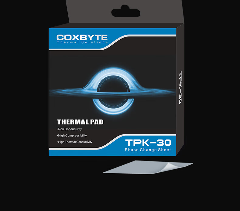 COXBYTE Phase Change Silicone Pad (CPU/GPU Cooling) TPK-30 Gaming Laptop Graphics Card Core Dedicated Cooling Thermal Patch 20*30mm 19