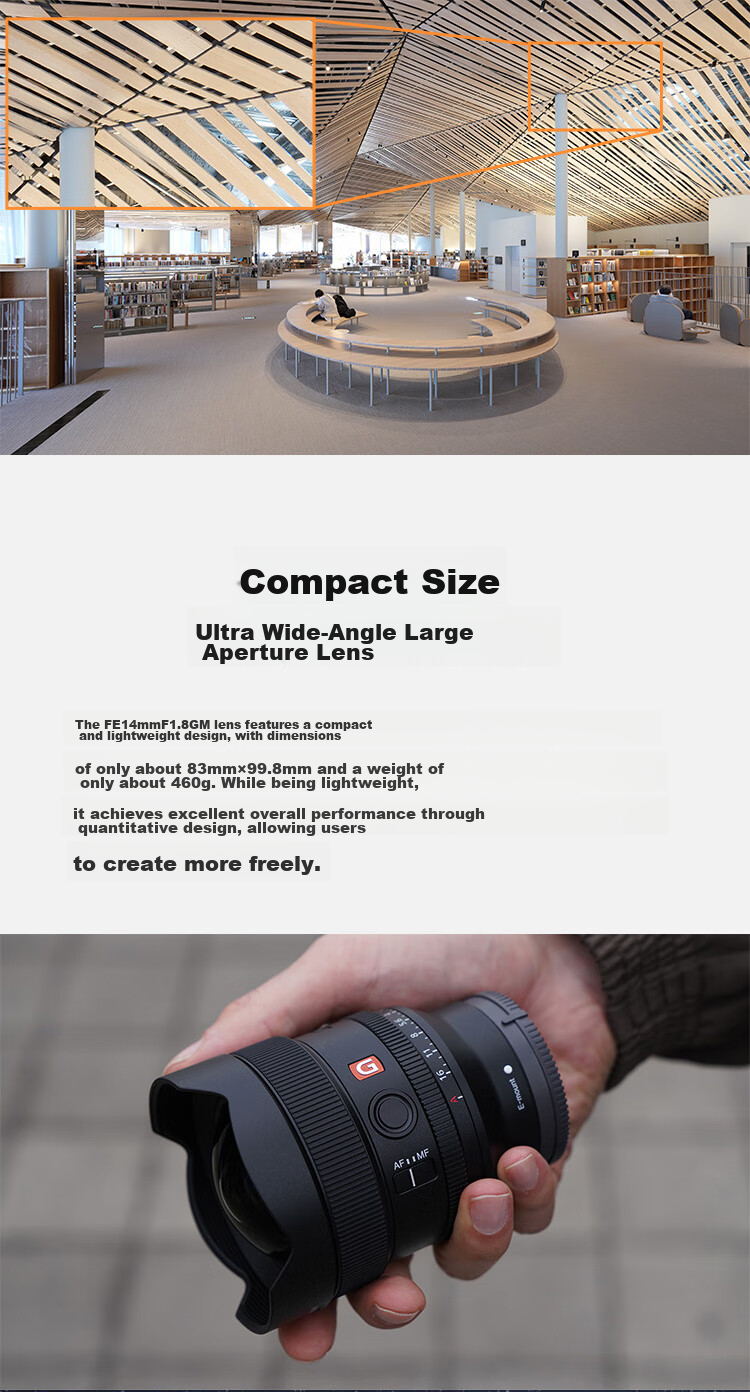 SONY FE 35mm F1.4 GM Full-Frame Large Aperture Prime G Master Lens (SEL35F14GM) 3