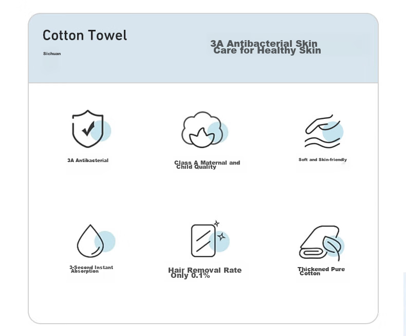 KING SHORE Pure Cotton Towel, Xinjiang Long-Staple Cotton Class A All-Cotton Adult Sports Men's Absorbent Face Towel, Pack of Two 2