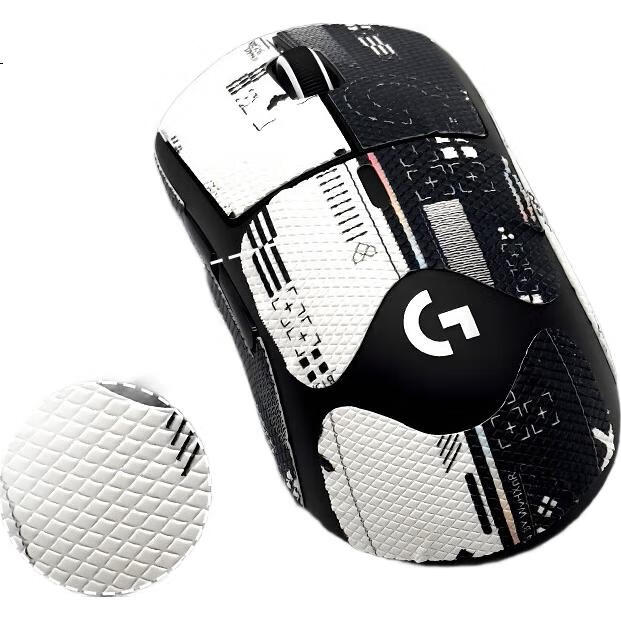 JPLAYER Накладки на мышь против скольжения для Logitech G Pro X Superlight 2, влагопоглощающие, противоскользящие, полноразмерные