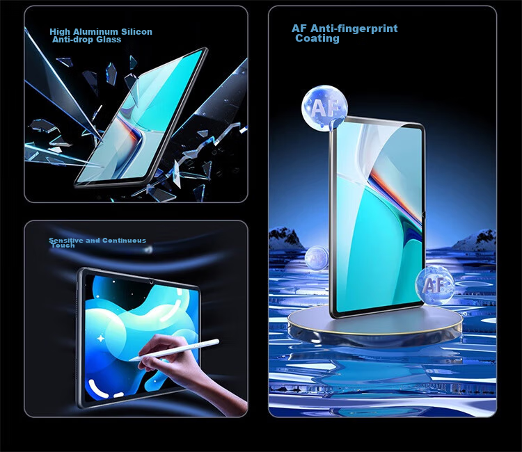 Baseus Tempered Glass Screen Protector for Huawei MatePad 11 Tablet, AR Film with Dust-Free Installation, Ultra-Clear Bare Screen, Strong Anti-Fingerprint, Compatible with 2021 MatePad 11 - 10.95 Inch 4