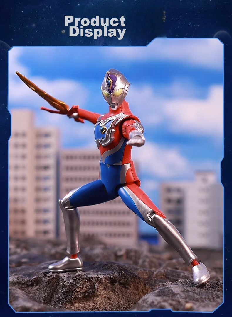 LDCX Dainade Kaijizetao Ultraman Action Figure Set Toy for Boys Children's Birthday Christmas Gift Box 11