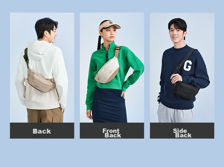GOLF Chest Bag, Unisex Crossbody Bag, Casual Lightweight Phone And IPad Bag, Versatile Cycling Sports Waist Pack, Running Bag 6