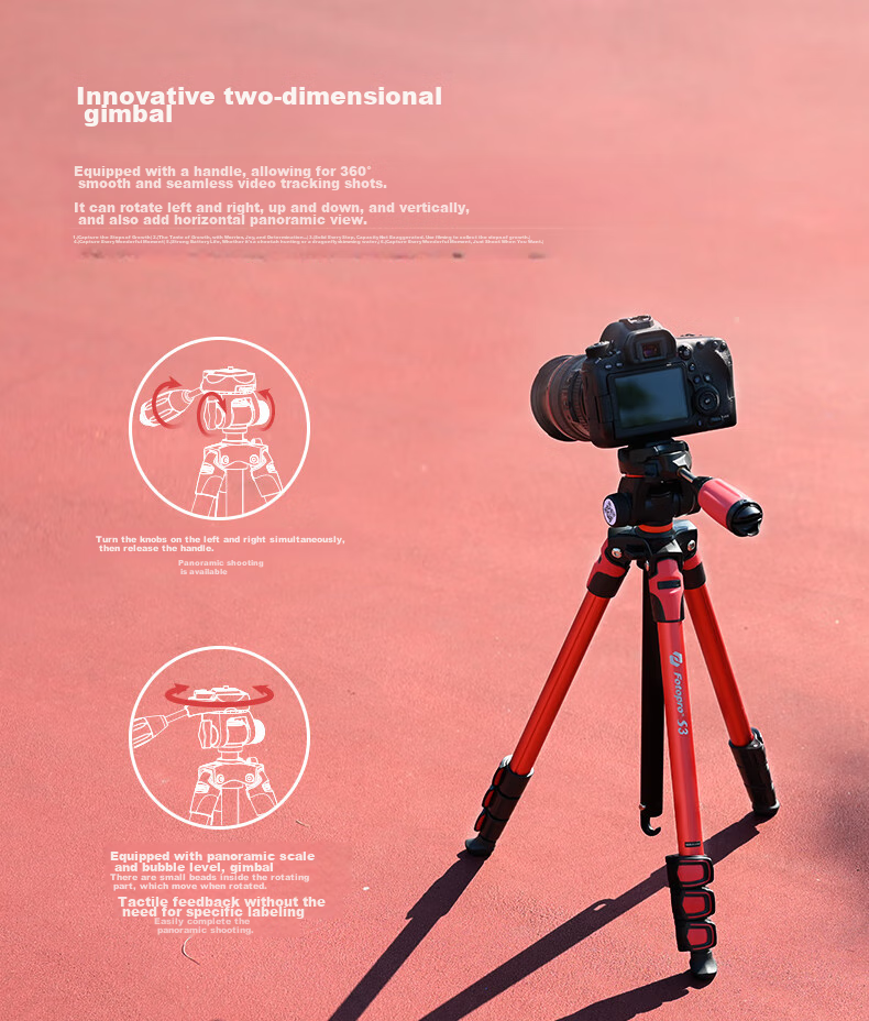 Fotopro S4 PRO+42QP, Sony Canon Nikon Panoramic Ball Head Camera Photography Tripod 5