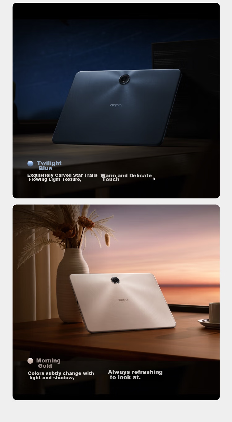 OPPO Pad 3 Pro 12.1-Inch Tablet, 8GB+256GB, Night Blue, for Office Work, Gaming, And Learning, OnePlus Tablet, Sold by JD.com, Subsidies Available 13