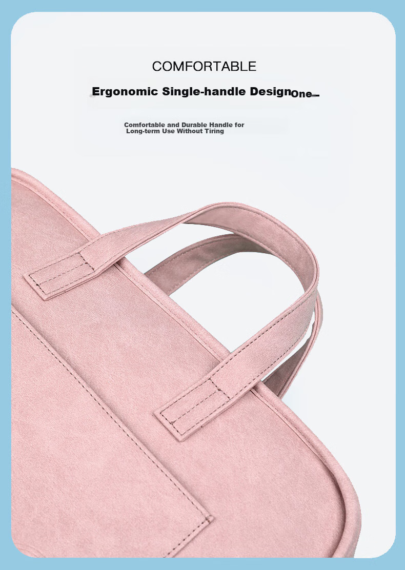 BRINCH Laptop Bag Handheld 13/14 Inch Notebook Computer Bag for Women, Suitable for Apple Xiaomi Huawei Business Handbag 8