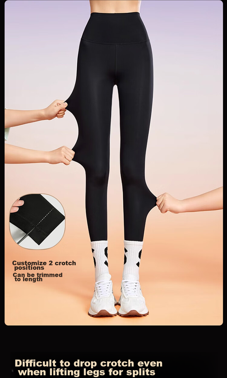 LangSha Shark Leggings for Women, Black Base Layer Pants for Outdoor Wear, Thick Autumn And Winter Style 2024 New Fleece-Lined Fitness Yoga Pants 12