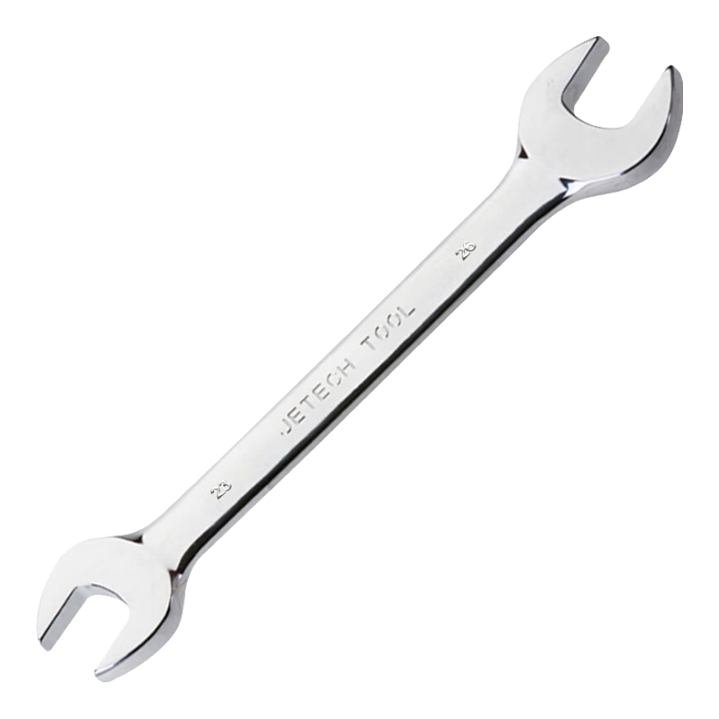 JETECH Open-End Wrench Mirror Polished Double Open-End Spanner High Hardness Dual-Purpose Wrench Automotive Repair Tool OWSF23-26