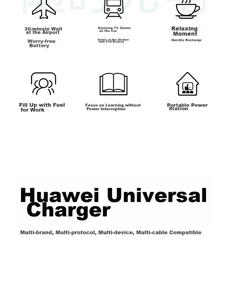 HUAWEI Ice Sugar All-Purpose Gallium Nitride Phone Charger (Max 40W), 3C Certified, HUAWEI Original Charger, Compatible with HUAWEI Phones Mate60 4