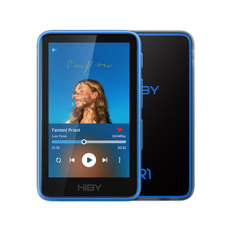 HiBy R1 Portable Bluetooth Lossless MP3 Hard-Disks DSD Soundbar with CS43131 Full Configuration, Blue