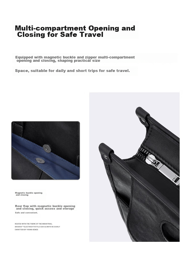 GOLF Business Briefcase, Men's Top-Grain Leather Handbag, 15-Inch Laptop Bag, Briefcase, Gift for Boyfriend Or Father 8