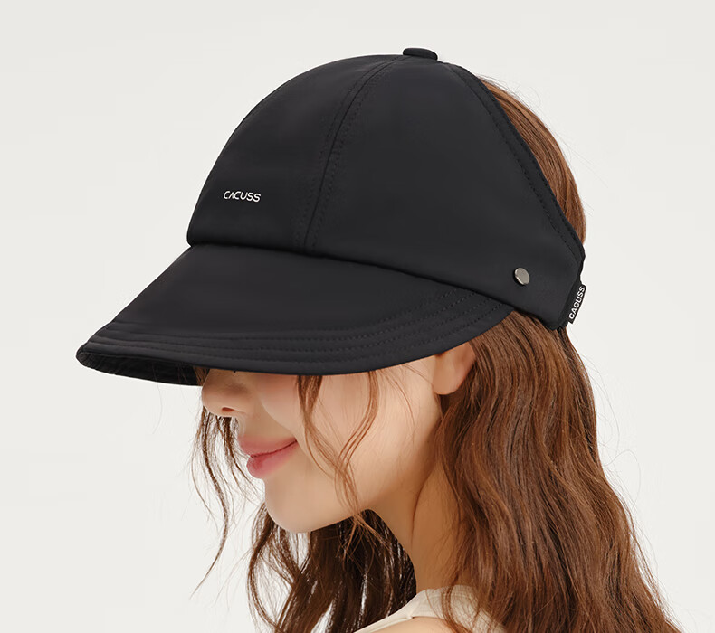 CACUSS Women's New Summer Sun Hat with Mask Strap, Ice Silk Visor Cap, UV Protection Cycling Baseball Cap 10