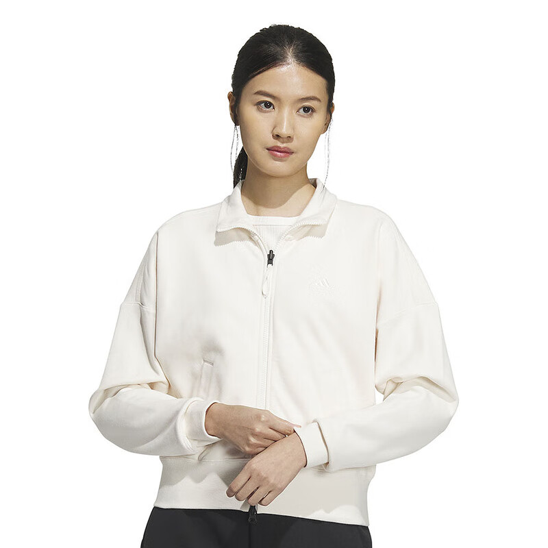 Adidas Women's Sportswear Series LOUNGE FT JKT Athletic Casual Jacket IM8849 A/S 7