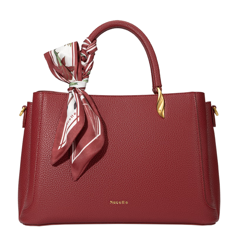 NUCELLE Mom's Handbag, Red Bridal Wedding Bag, Large Capacity Shoulder Crossbody Bag, New Year Mother's Day Birthday Gift