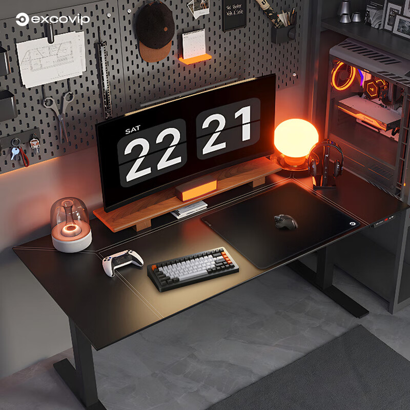 EXCO Mouse Pad, Ultra-Soft, E-Sports FPS Smooth Surface, 450*400*4mm, Solid Color, Professional Gaming, Large And Small Sizes Available, Computer Desk Pad with Locked Edges, 0339 5