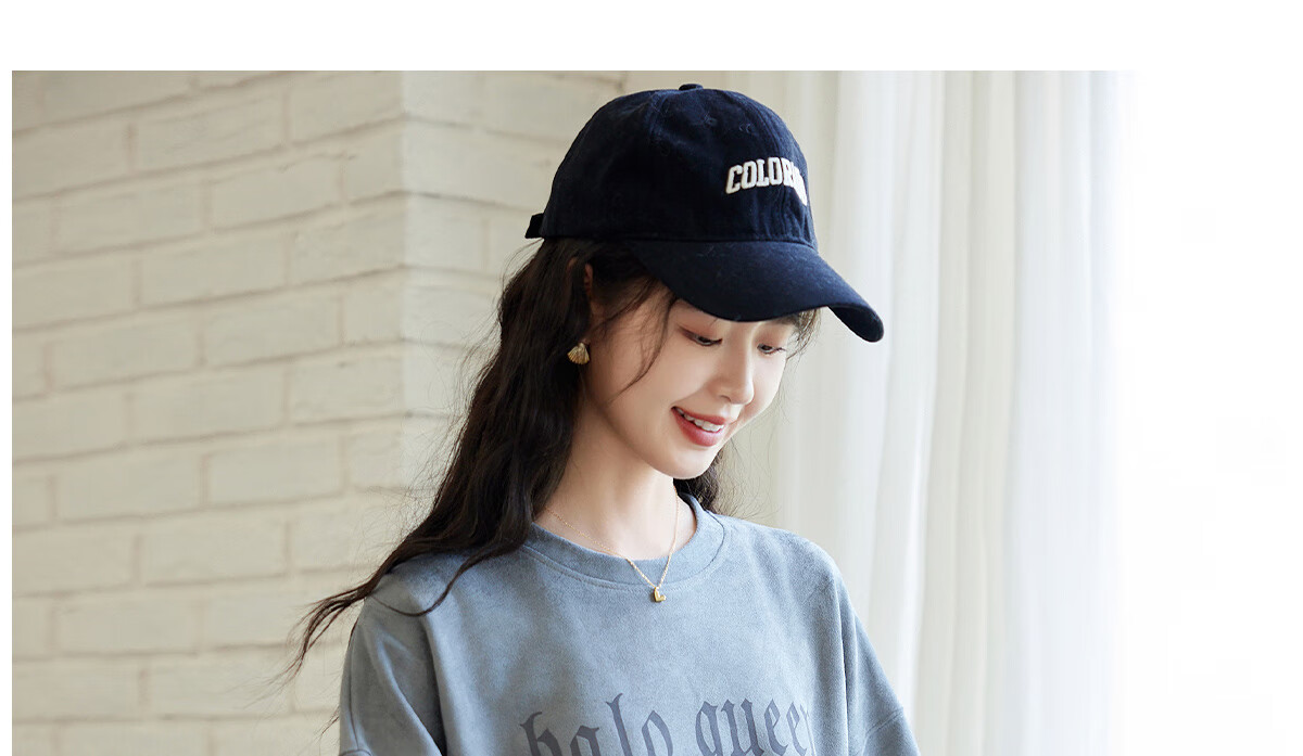 Halo Queen Women's Sweatshirt, Suede Fleece, Spring And Autumn Round Neck, Letter Print Pullover, Loose Fit Versatile Sweatshirt, New Product H143W1022 30