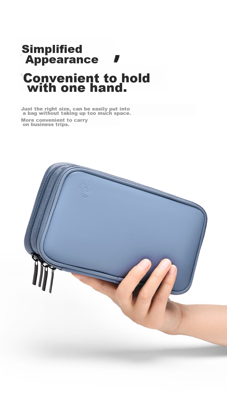 DiYi Workshop Large Capacity Portable Waterproof Hard Drive Storage Bag Compatible with Xiaomi, Coolpad, Huawei, Pisen, Apple, Aigo, Yoobao 30000mAh Power Bank Case 11