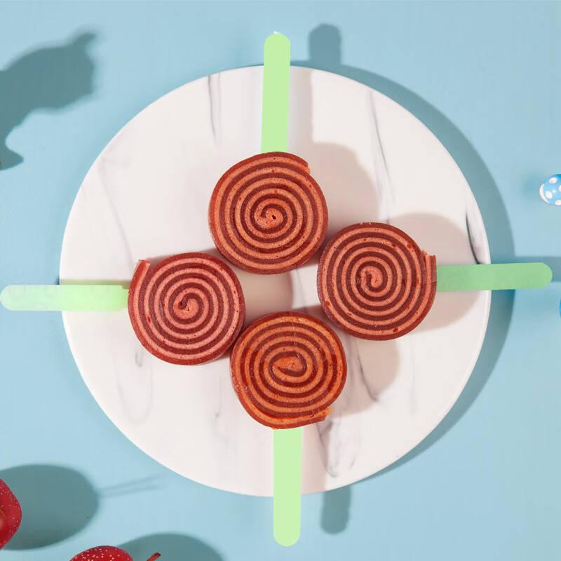 怡达陈皮蜂蜜山楂棒棒卷145g8支装 山楂卷山楂棒棒糖蜜饯果干儿童零食