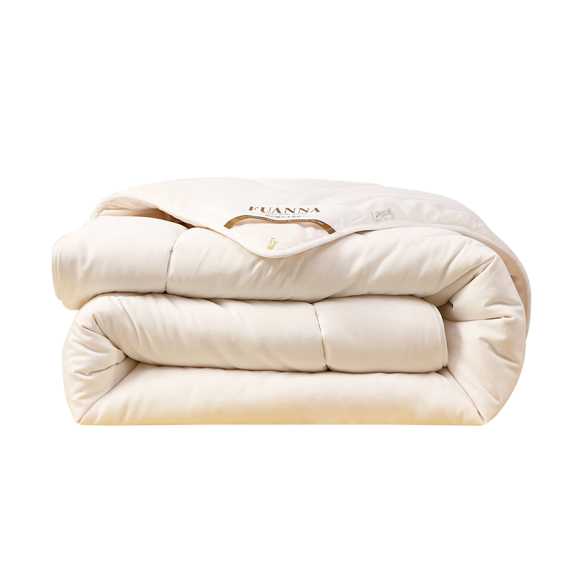 FUANNA 100% Xinjiang Cotton Quilt for Spring And Autumn, Pure Cotton Fabric Spring And Autumn Comforter, 5.8 Jin (2.9 Kg), 230*229cm