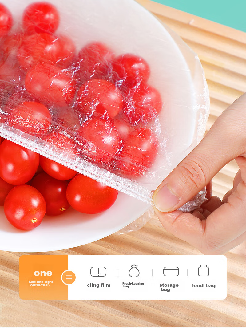 MARYYA Food Wrap Covers, 300 Pieces, Universal Elastic Size, Food-Grade, Disposable Bowl Covers for Home Use 7