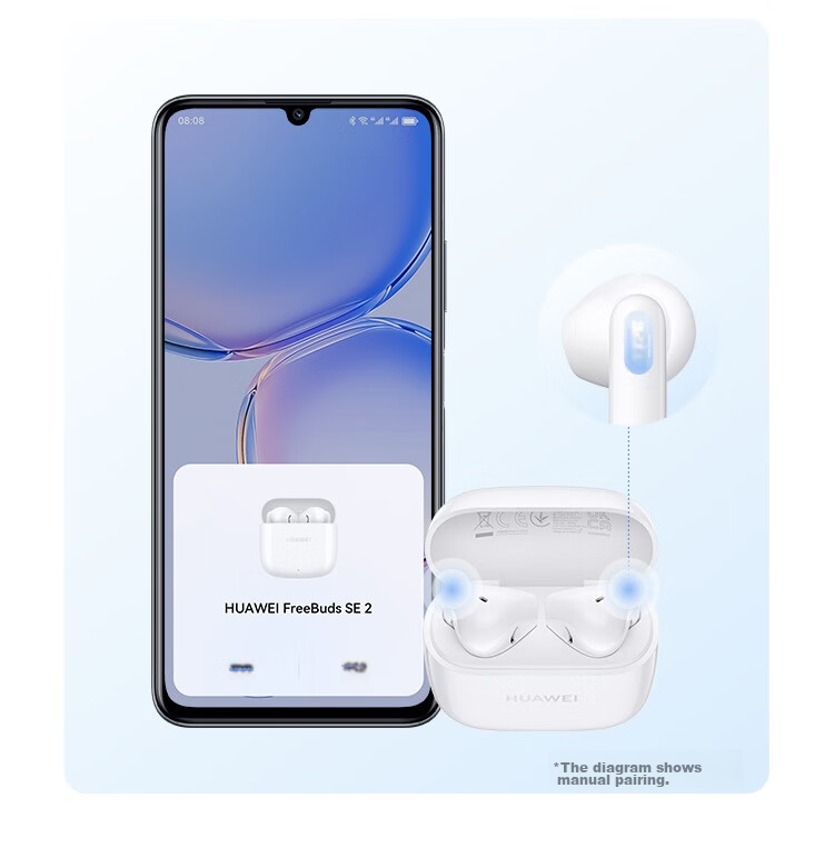 HUAWEI FreeBuds SE 2 Long-Lasting Bluetooth Earphones, 40-Hour Battery Life, Fast Charging, Bluetooth 5.3 Compatible with Apple/Android Phones, Blue 13